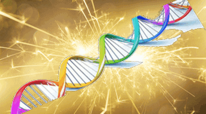 Aktivierung der goldenen kristallinen DNA